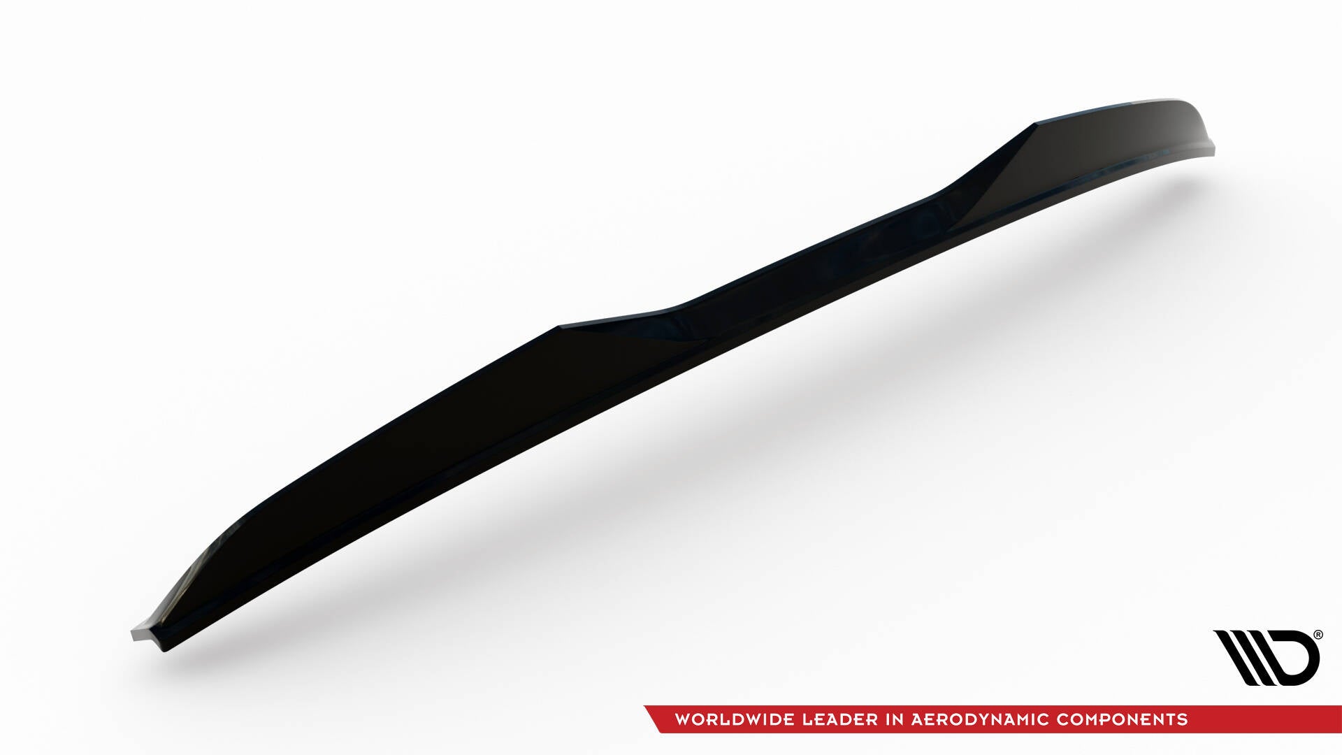 Maxton Spoiler CAP für 3D Audi S5 Coupe / A5 S-Line Coupe F5 Facelift schwarz Hochglanz