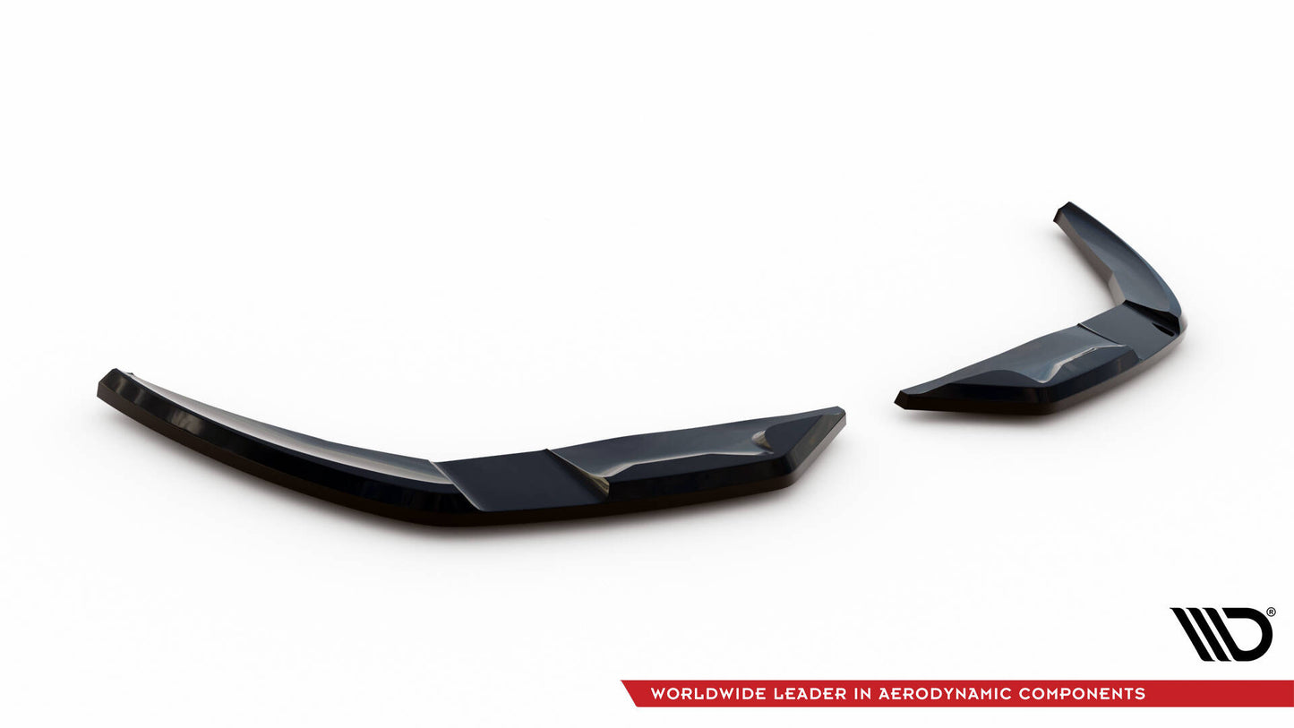 Maxton Heck Ansatz Flaps Diffusor für Ford Edge ST Mk2  schwarz Hochglanz