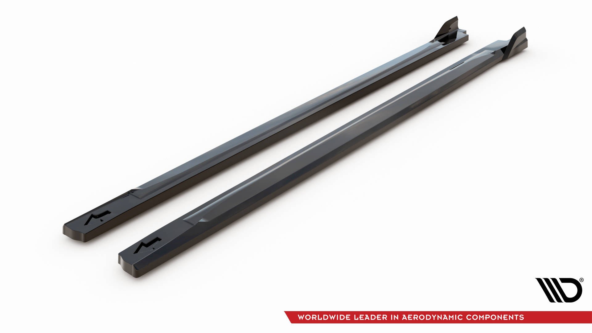 Maxton Seitenschweller Ansatz für V.2 für Hyundai Kona N Mk1 schwarz Hochglanz