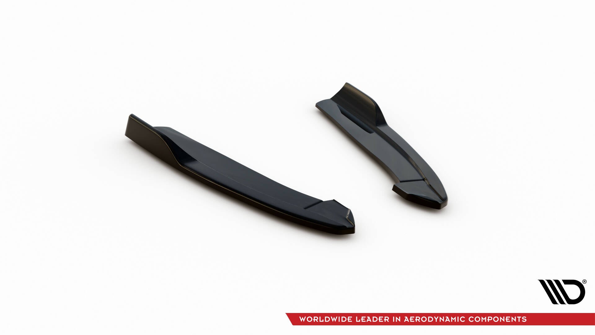 Maxton Heck Ansatz Flaps Diffusor für V.8 Ford Focus Kombi ST Mk4 schwarz Hochglanz