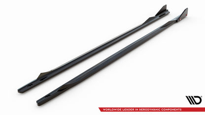 Maxton Seitenschweller Ansatz für V.2 für + Flaps BMW 2 Coupe M-Paket / M240i G42