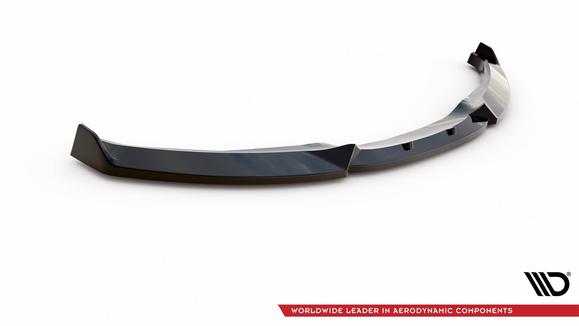 Maxton Front Ansatz V.2 für BMW 1er M-Paket E87 Facelift schwarz Hochglanz