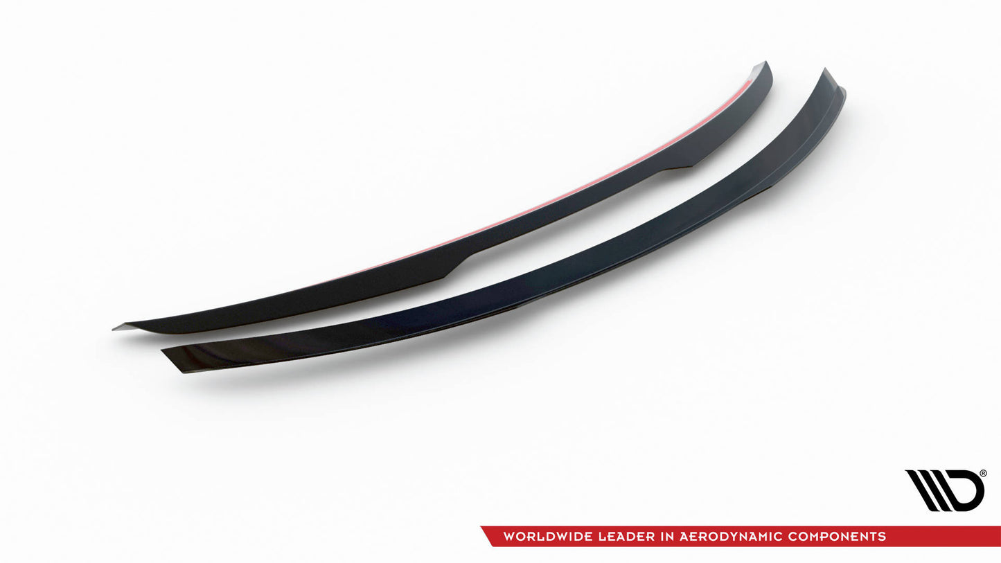 Maxton Spoiler CAP für Infiniti Q50 S Mk1 schwarz Hochglanz