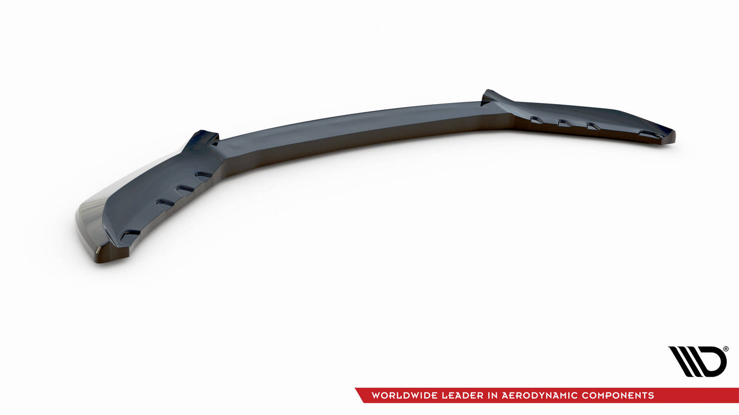 Maxton Front Ansatz V.2 für BMW 4er Coupe / Gran Coupe / Cabrio F32 / F36 / F33 schwarz Hochglanz