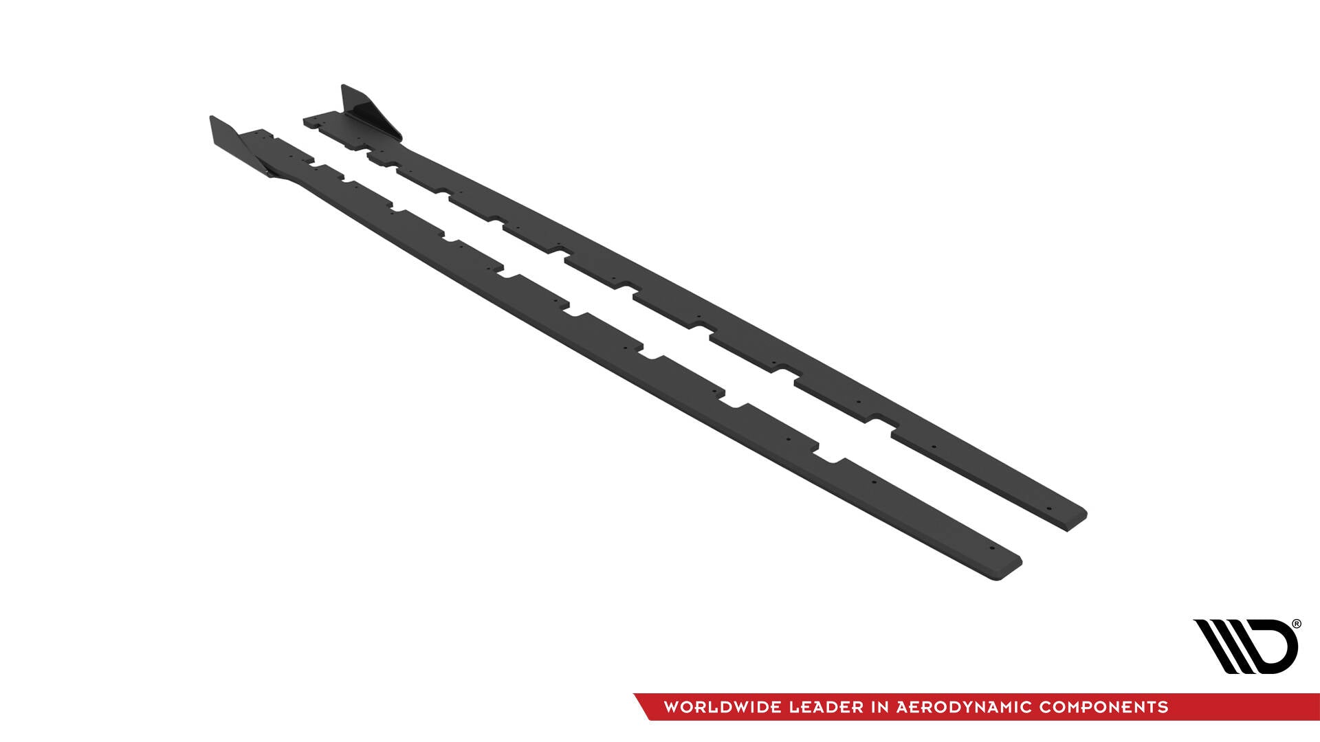 Maxton Street Pro Seitenschweller Ansatz für + Flaps BMW 1er F40 M-Paket / M135i schwarz Hochglanz
