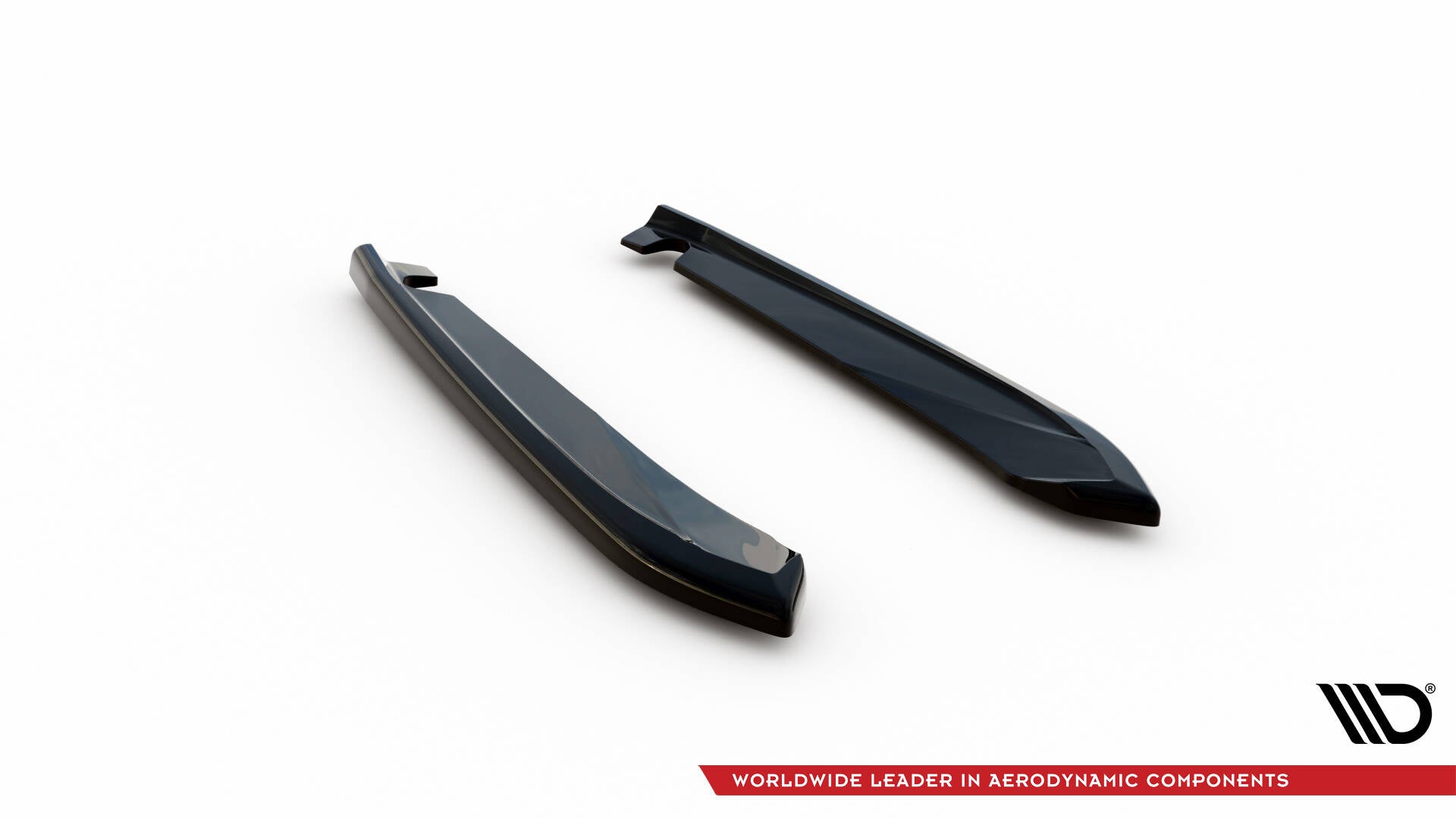Maxton Heck Ansatz Flaps Diffusor V.1 für Seat Leon Cupra Sportstourer Mk3 schwarz Hochglanz