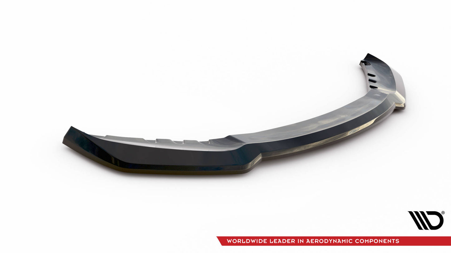 Maxton Front Ansatz V.1 für BMW 4er Coupe / Gran Coupe / Cabrio F32 / F36 / F33 schwarz Hochglanz