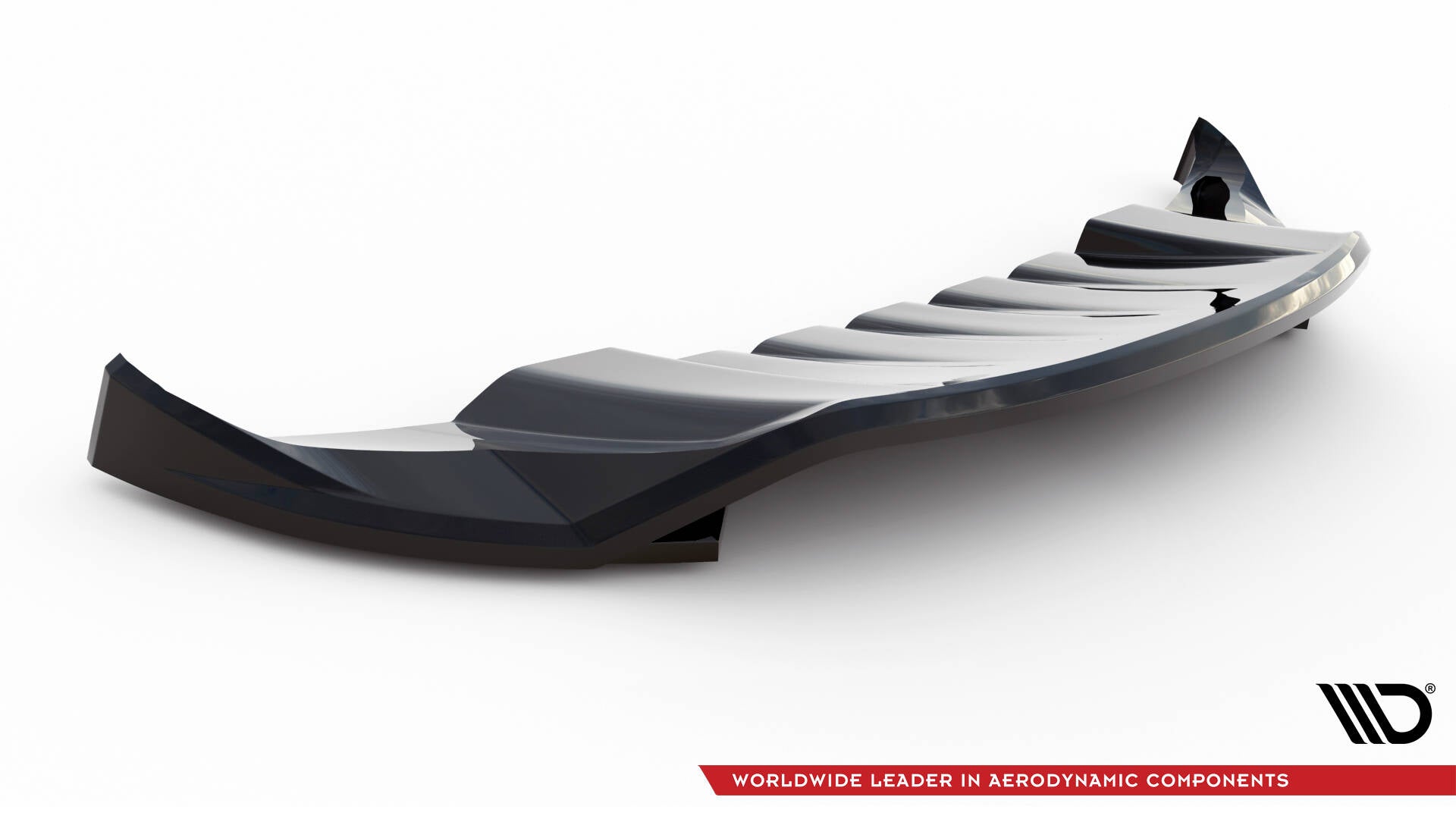 Maxton Front Ansatz für Porsche Cayenne Mk2 Facelift schwarz Hochglanz