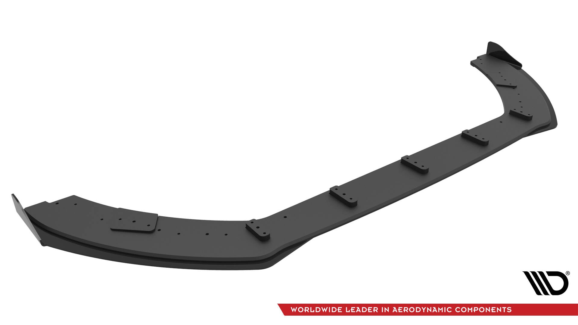 Maxton Street Pro Front Ansatz für +Flaps für + Flaps Ford Fiesta ST Mk8 Facelift schwarz Hochglanz