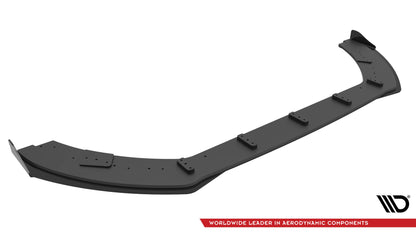 Maxton Street Pro Front Ansatz für +Flaps für + Flaps Ford Fiesta ST Mk8 Facelift schwarz Hochglanz