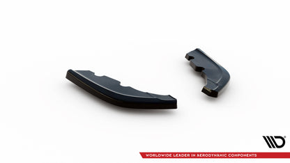 Maxton Heck Ansatz Flaps Diffusor V.1 für0 BMW 1er M-Paket / M135i F40 schwarz Hochglanz