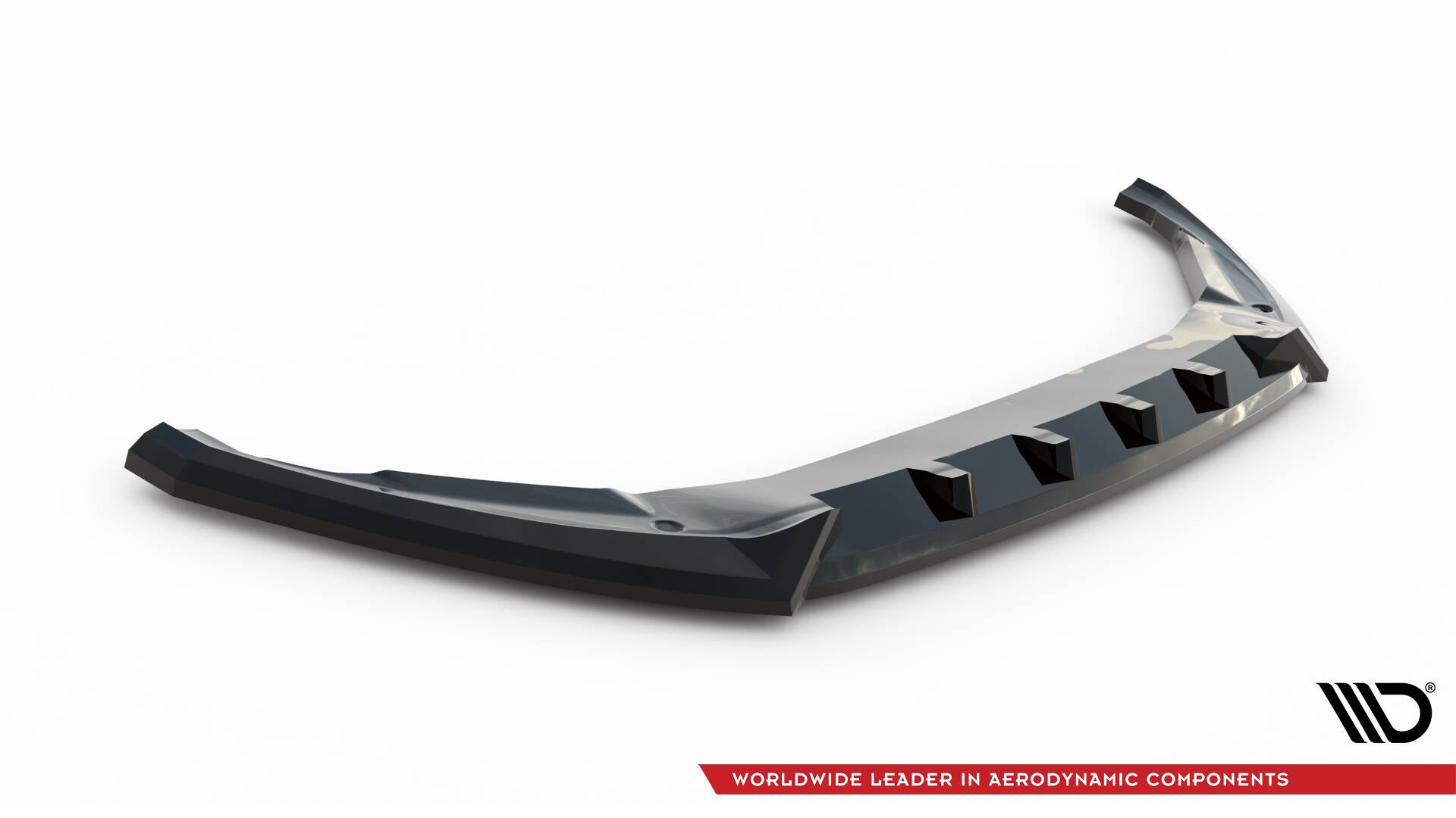 Maxton Front Ansatz für Ford Transit Courier Mk1 schwarz Hochglanz