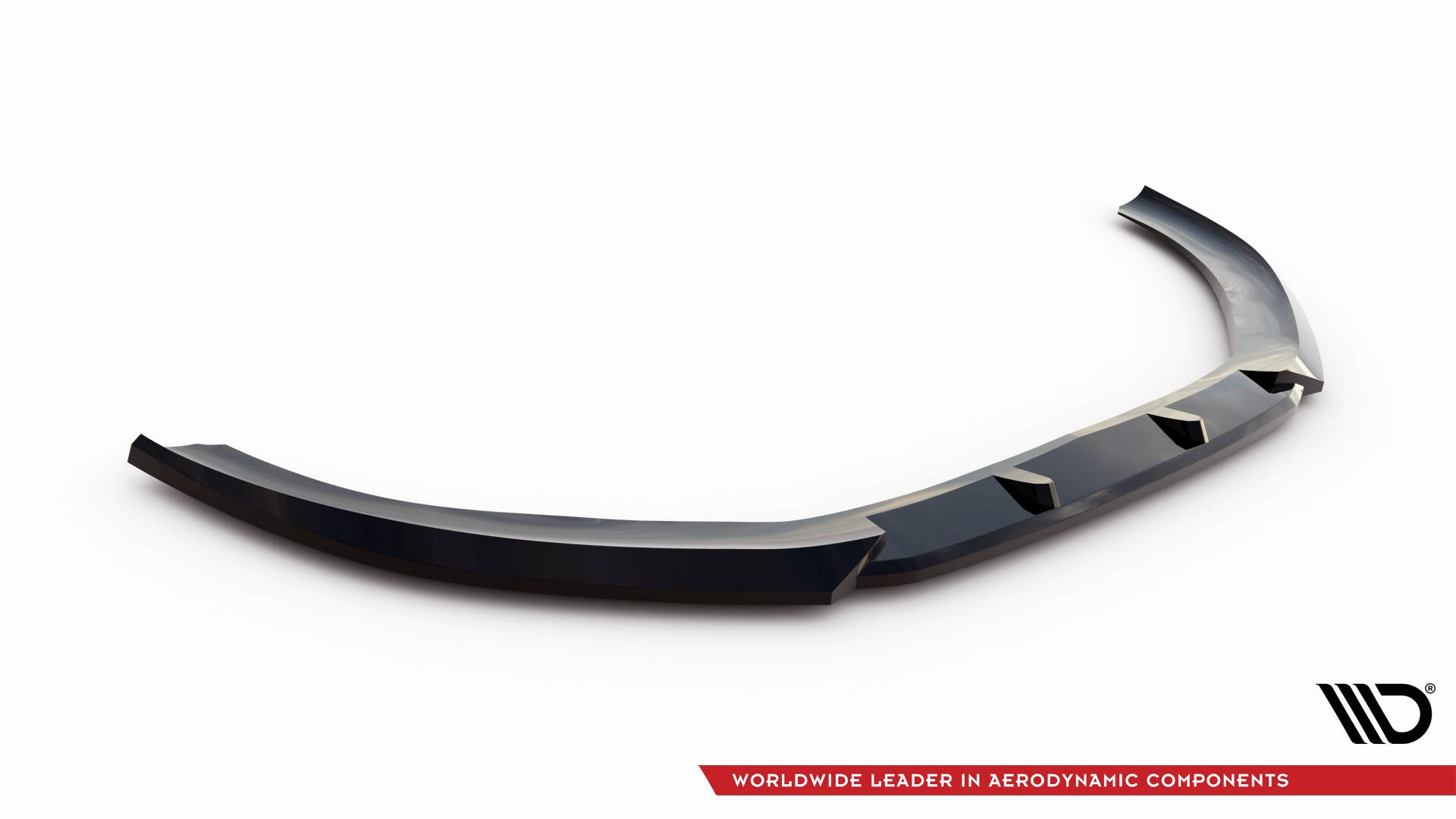 Maxton Front Ansatz V.2 für Audi S3 / A3 S-Line Sportback / Hatchback 8V schwarz Hochglanz