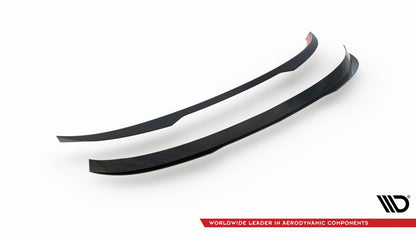 Maxton Spoiler CAP für Ford Mondeo Kombi ST-Line Mk4 Facelift schwarz Hochglanz