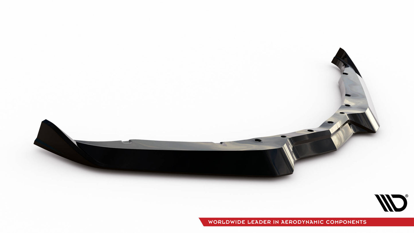 Maxton Front Ansatz V.2 für Chevrolet Corvette C7 schwarz Hochglanz