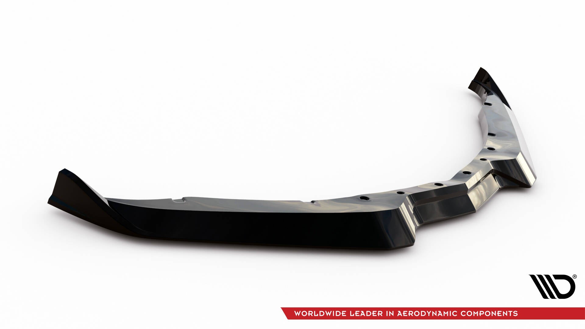 Maxton Front Ansatz V.2 für Chevrolet Corvette C7 schwarz Hochglanz