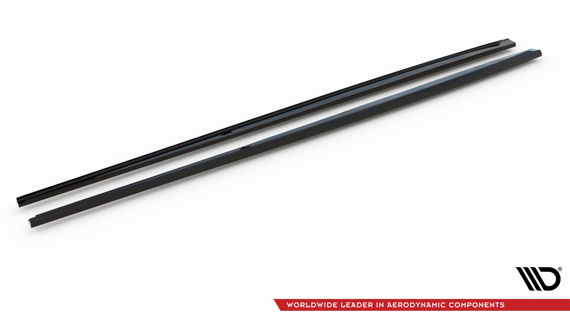 Maxton Seitenschweller Ansatz für Jaguar XE R-Sport X760 schwarz Hochglanz