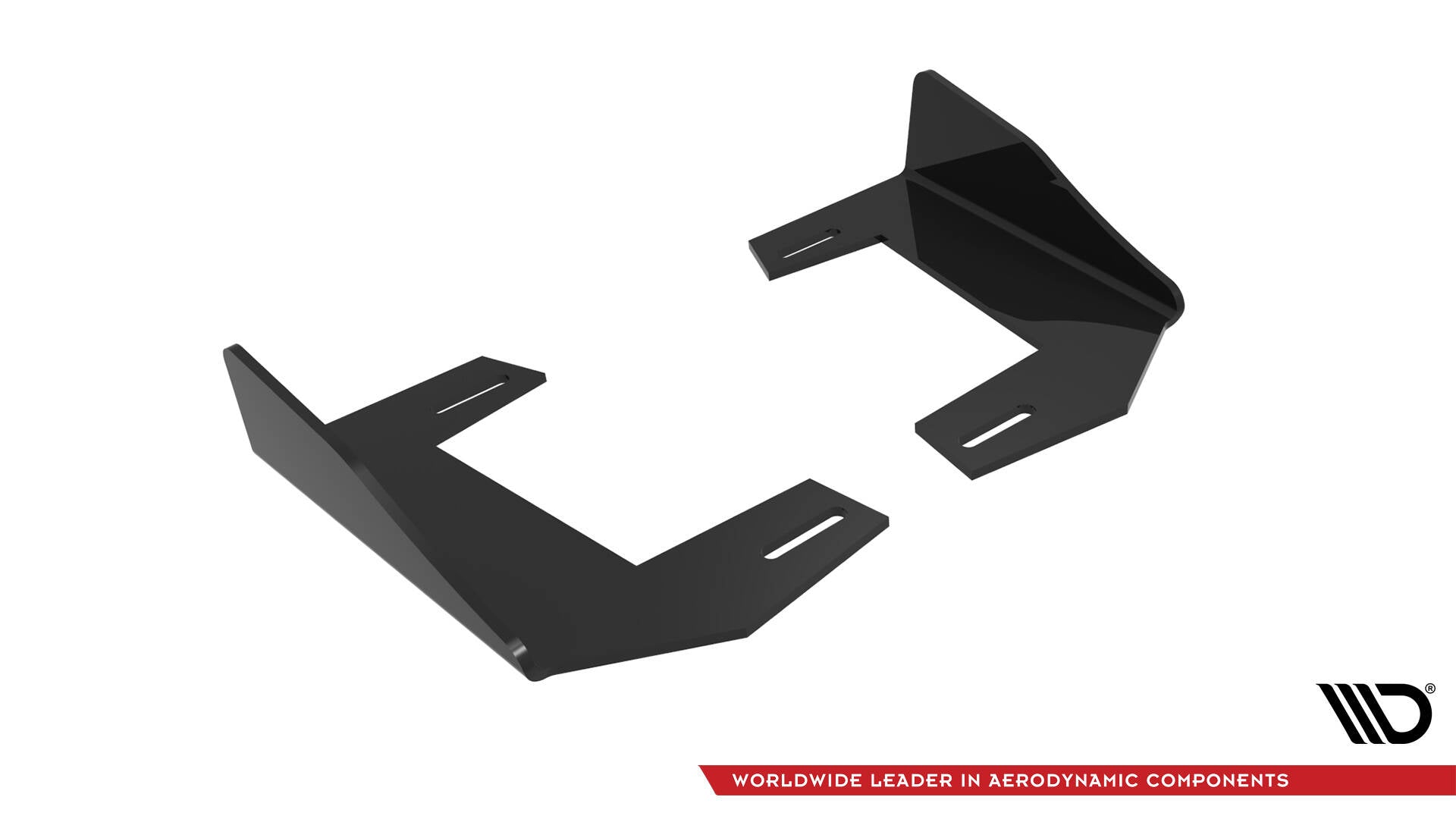 Maxton Hintere Seiten Flaps V.2 für BMW 1er F40 M-Paket / M135i schwarz Hochglanz