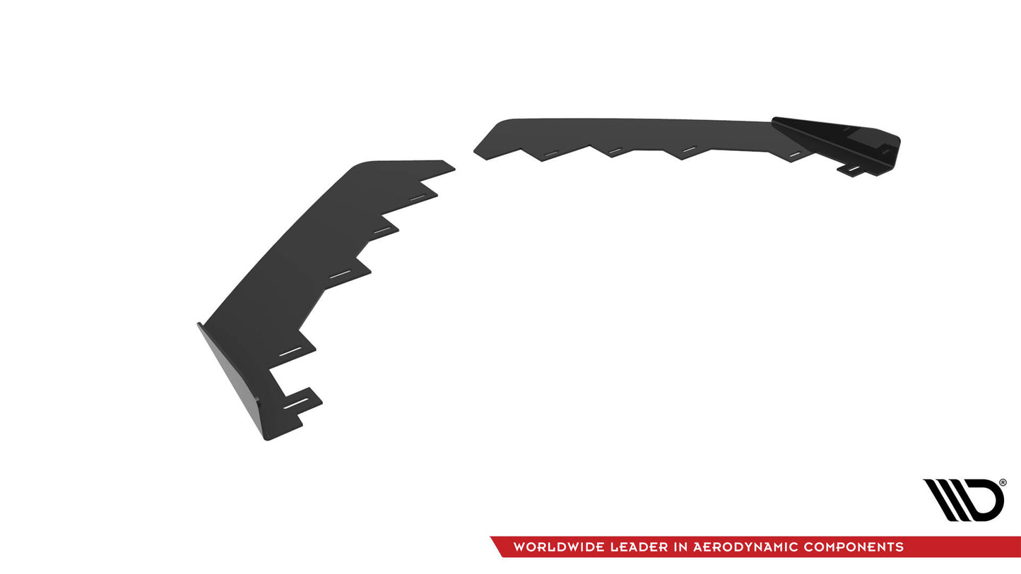 Maxton Front Flaps Audi TT S / S-Line 8S schwarz Hochglanz