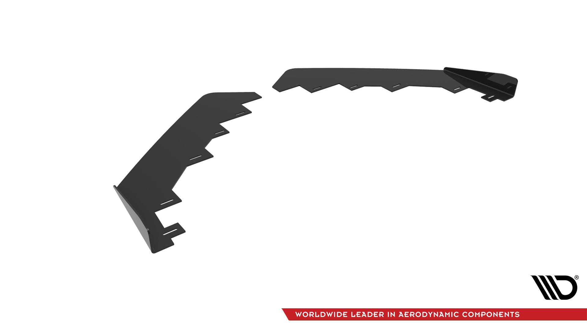 Maxton Front Flaps Audi TT S / S-Line 8S schwarz Hochglanz
