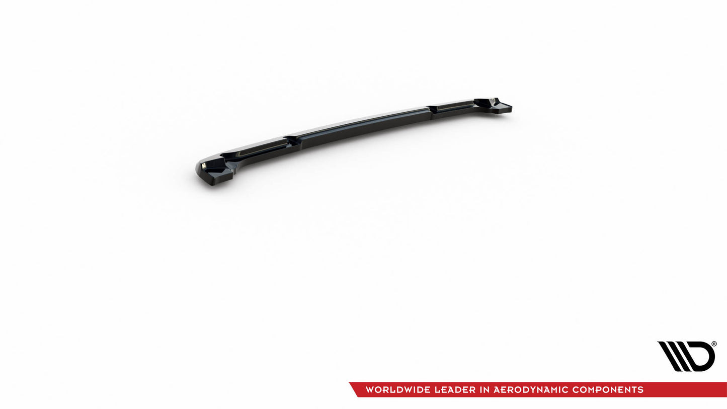 Maxton Mittlerer Diffusor Heck Ansatz für Mini Cooper Clubman John Cooper Works F54 Facelift schwarz Hochglanz