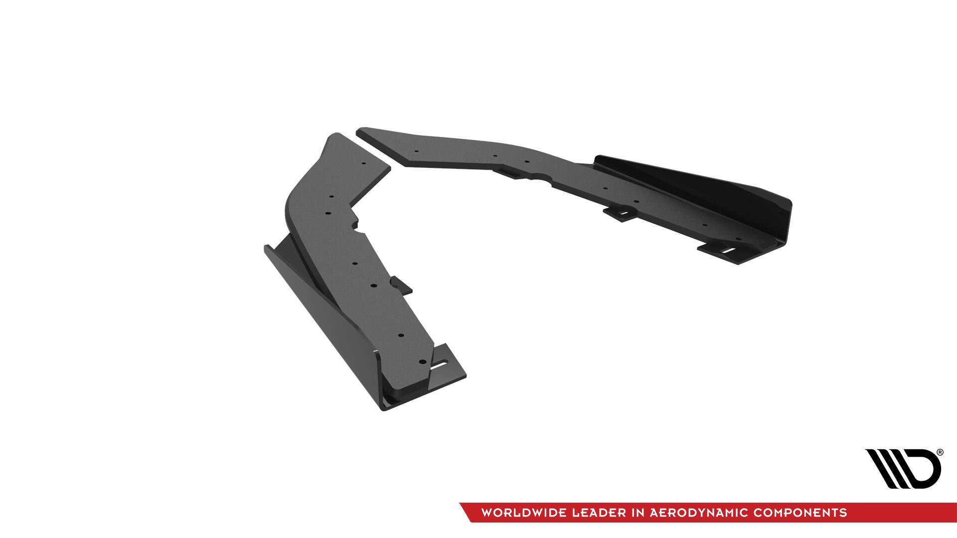 Maxton Street Pro Heck Ansatz Flaps Diffusor +Flaps für BMW 4er35i Coupe M-Paket F32 schwarz Hochglanz