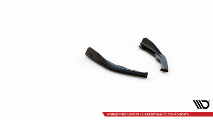 Maxton Heck Ansatz Flaps Diffusor V.1 für BMW 2 Coupe M240i G42 schwarz Hochglanz