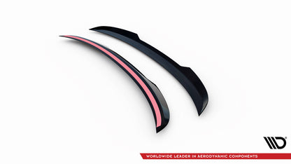 Maxton Niedriger Spoiler CAP für Porsche 911 992 GT3 schwarz Hochglanz
