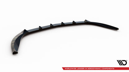 Maxton Front Ansatz für Mercedes-Benz B W246 schwarz Hochglanz