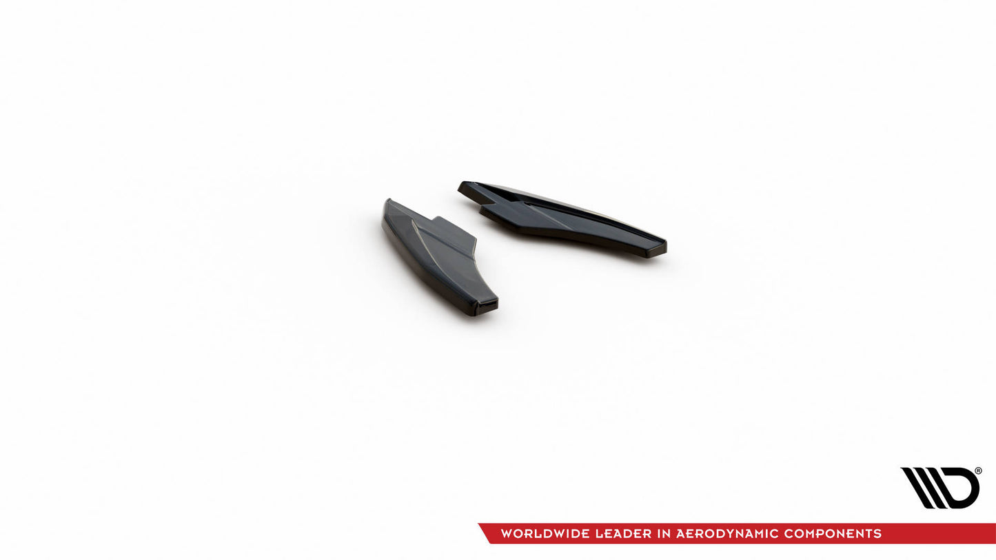 Maxton Heck Ansatz Flaps Diffusor V.2 für Audi S3 Limousine 8Y schwarz Hochglanz