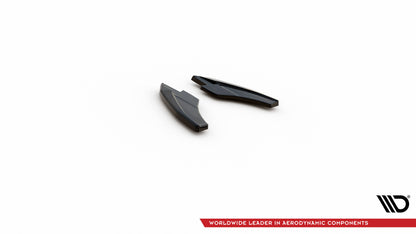 Maxton Heck Ansatz Flaps Diffusor V.2 für Audi S3 Limousine 8Y schwarz Hochglanz
