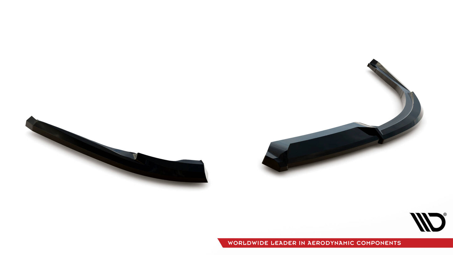 Maxton Heck Ansatz Flaps Diffusor für Jaguar XE R-Sport X760 schwarz Hochglanz