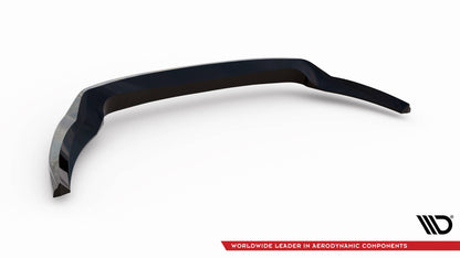 Maxton Front Ansatz für Ford Transit Custom Mk1 schwarz Hochglanz