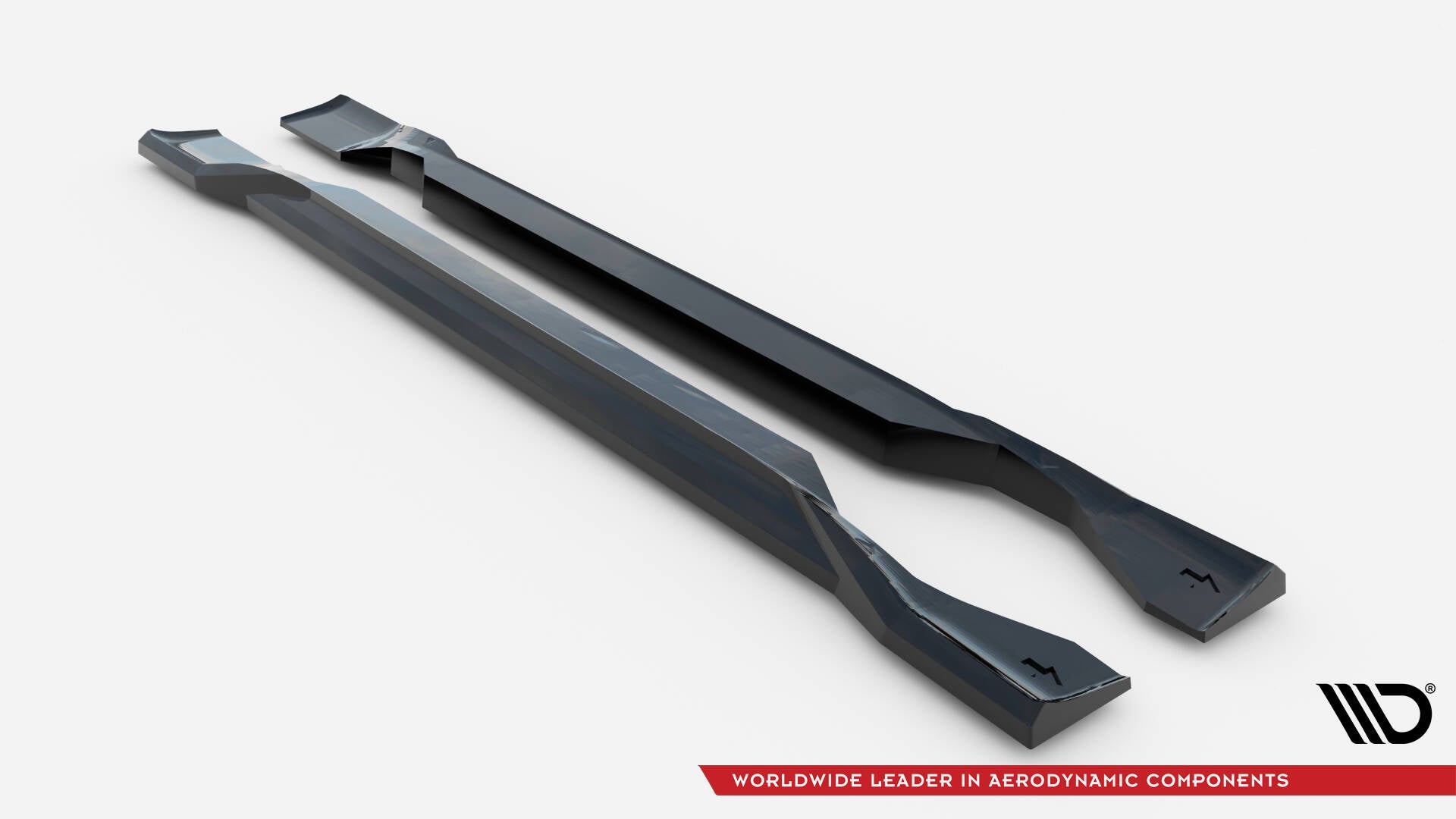 Maxton Seitenschweller Ansatz für Jeep Compass Limited Mk2 Facelift schwarz Hochglanz