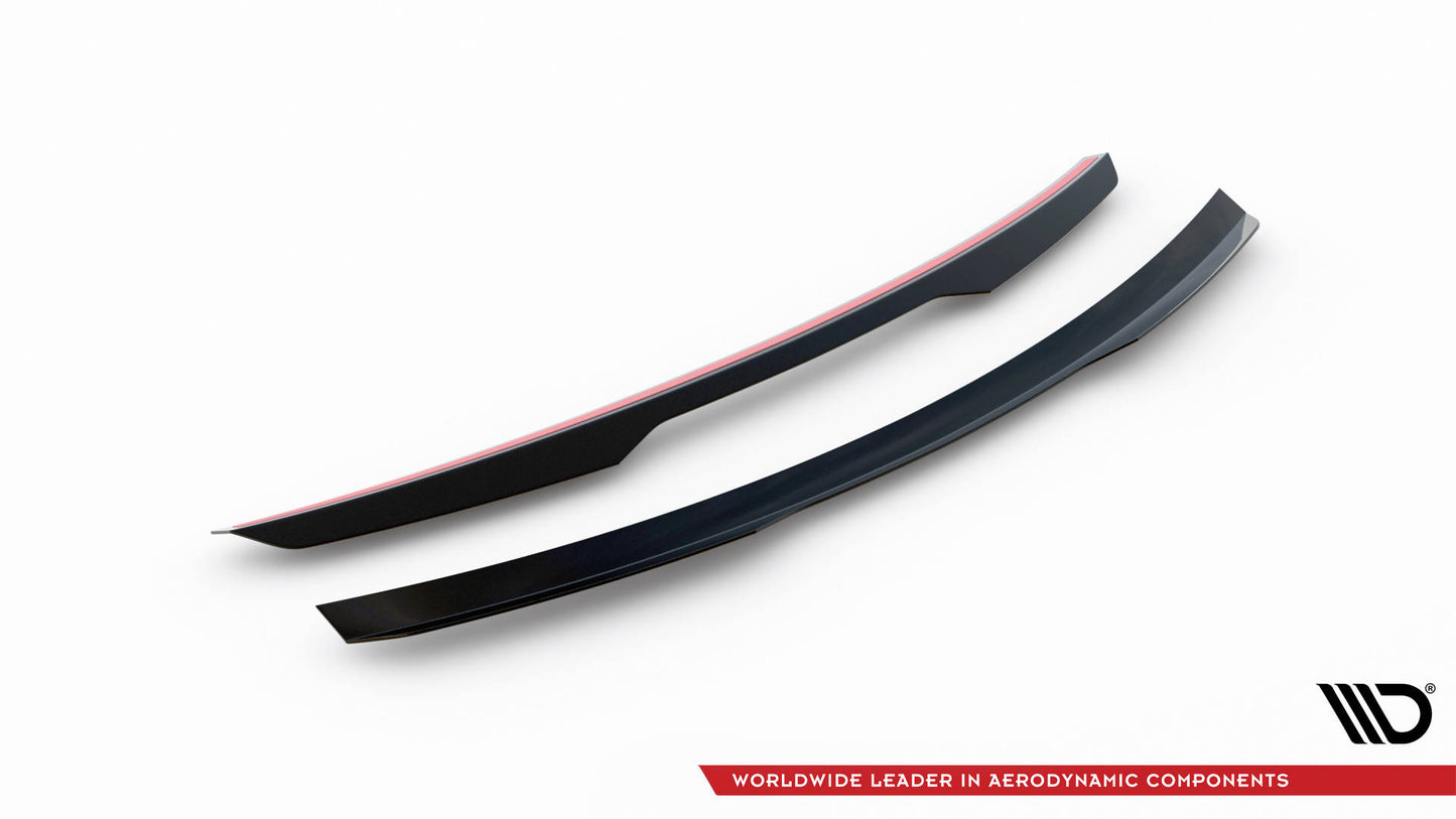 Maxton Niedriger Spoiler CAP für Honda Civic Sport Mk 10 schwarz Hochglanz