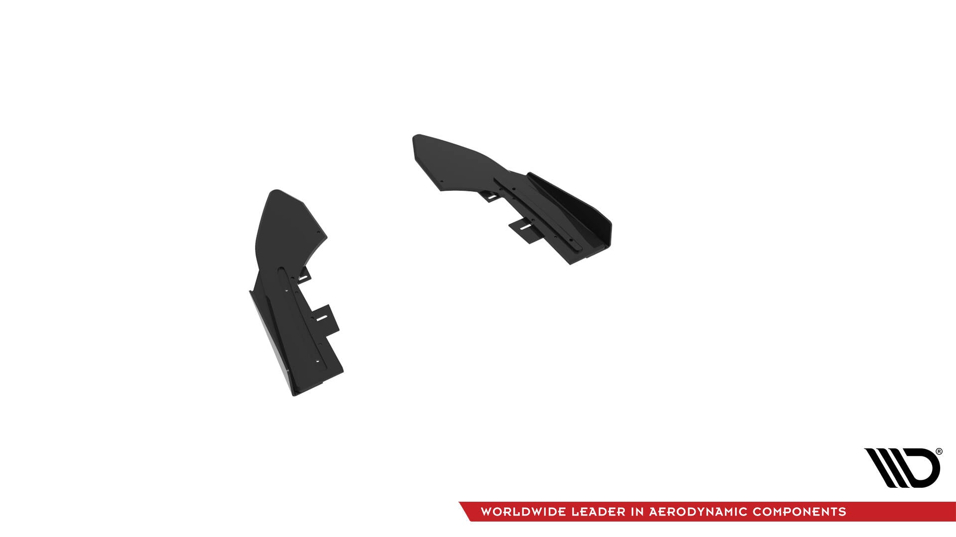 Maxton Street Pro Heck Ansatz Flaps Diffusor +Flaps für Audi RS3 Limousine 8V Facelift schwarz Hochglanz