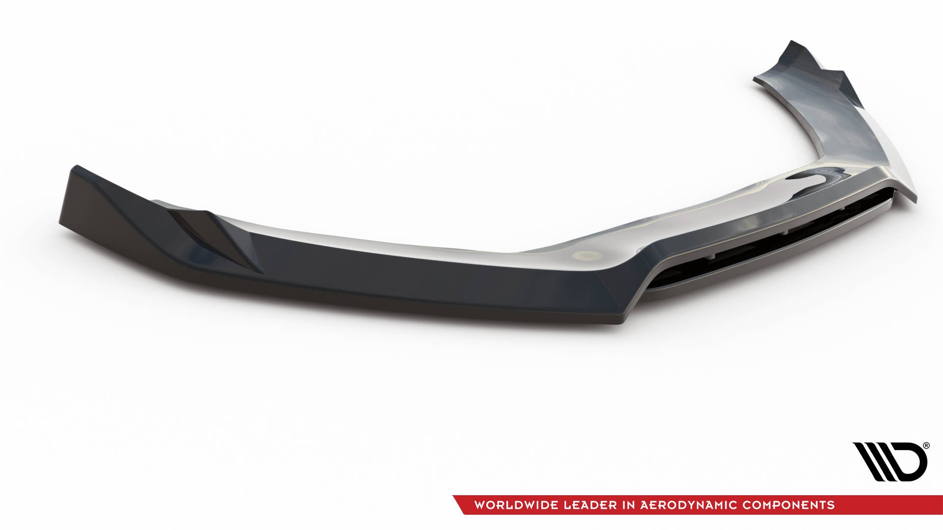 Maxton Front Ansatz V.2 für Audi A5 Coupe / Sportback 8T Facelift schwarz Hochglanz