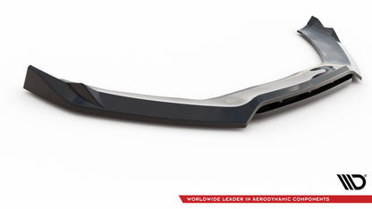 Maxton Front Ansatz V.2 für Audi A5 Coupe / Sportback 8T Facelift schwarz Hochglanz