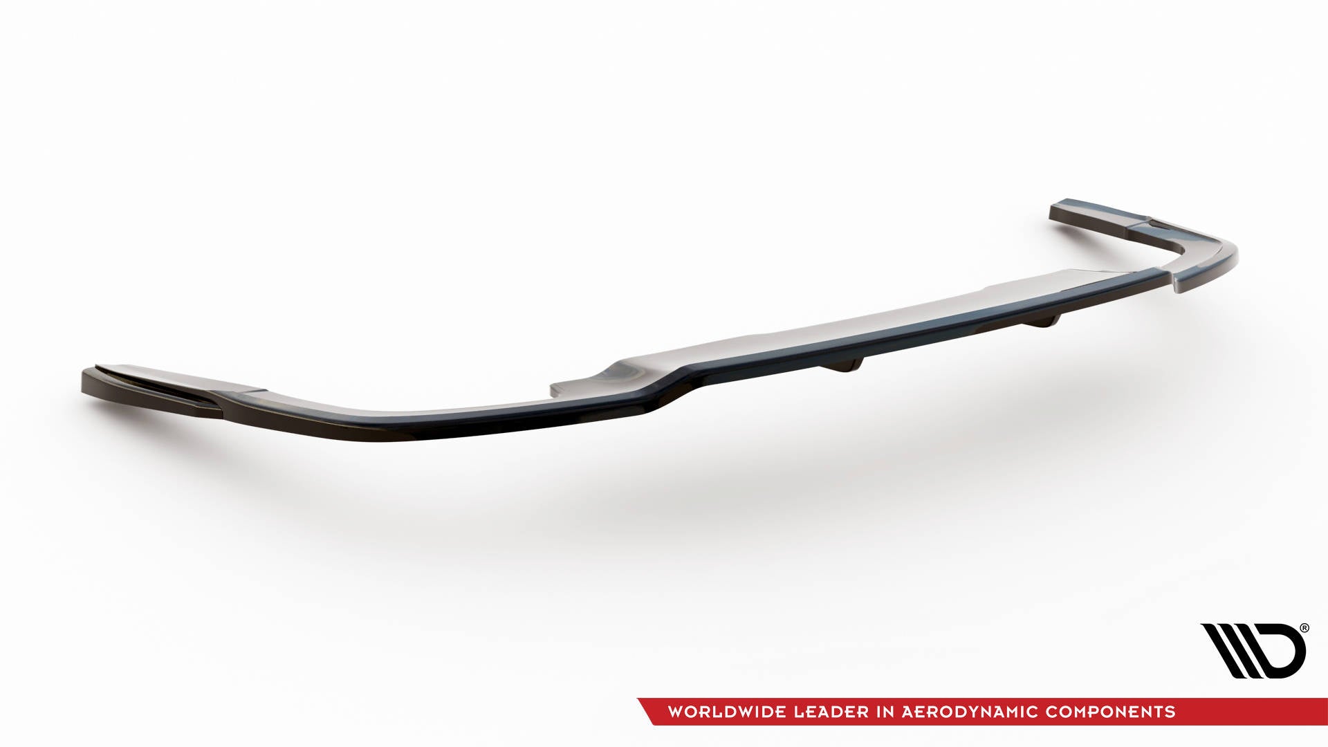 Maxton Mittlerer Diffusor Heck Ansatz DTM Look für Audi A5 S-Line F5 Facelift schwarz matt