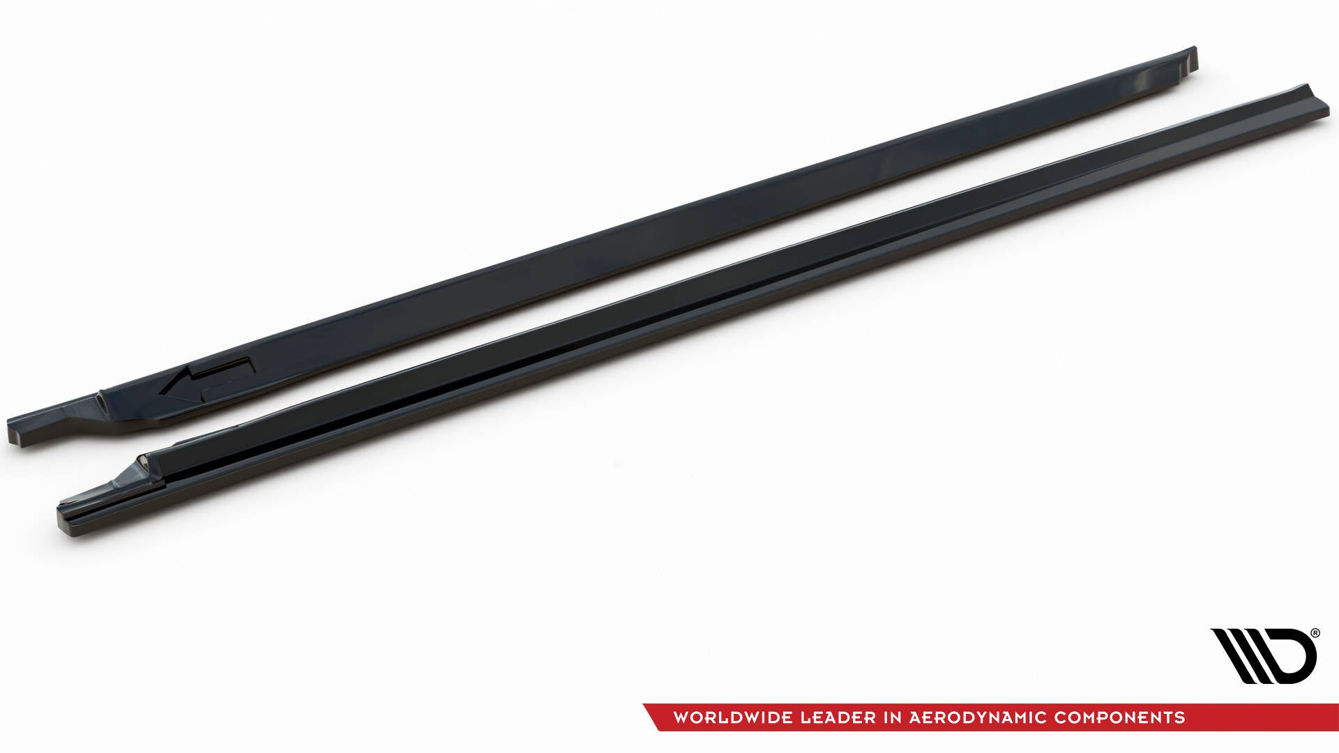 Maxton Seitenschweller Ansatz für V.2 für Audi SQ7 / Q7 S-Line Mk2 schwarz Hochglanz