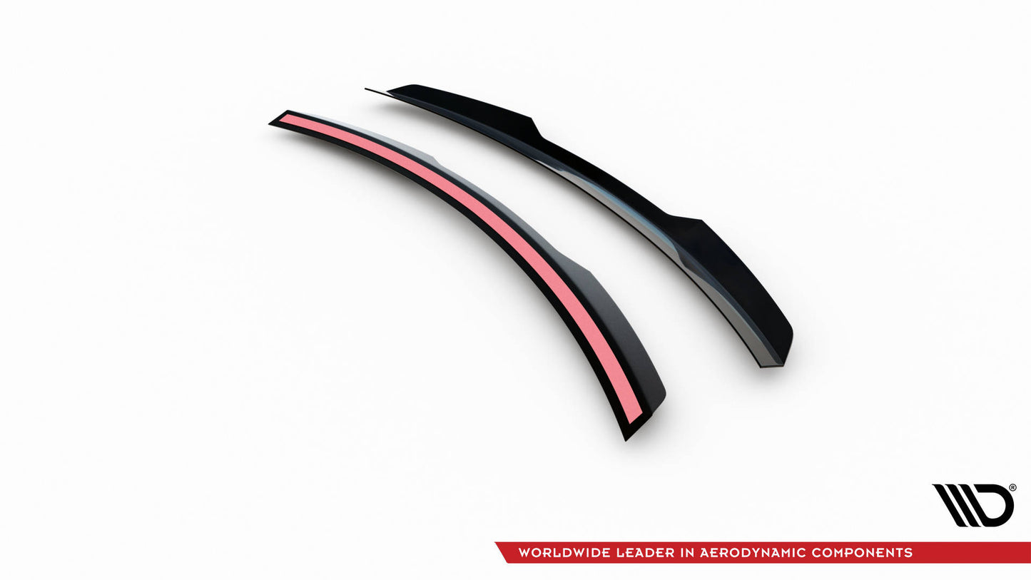 Maxton Niedriger Spoiler CAP für Honda Civic Sport Mk 10 schwarz Hochglanz