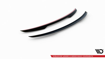Maxton Spoiler CAP für Audi Q3 S-Line F3 schwarz Hochglanz