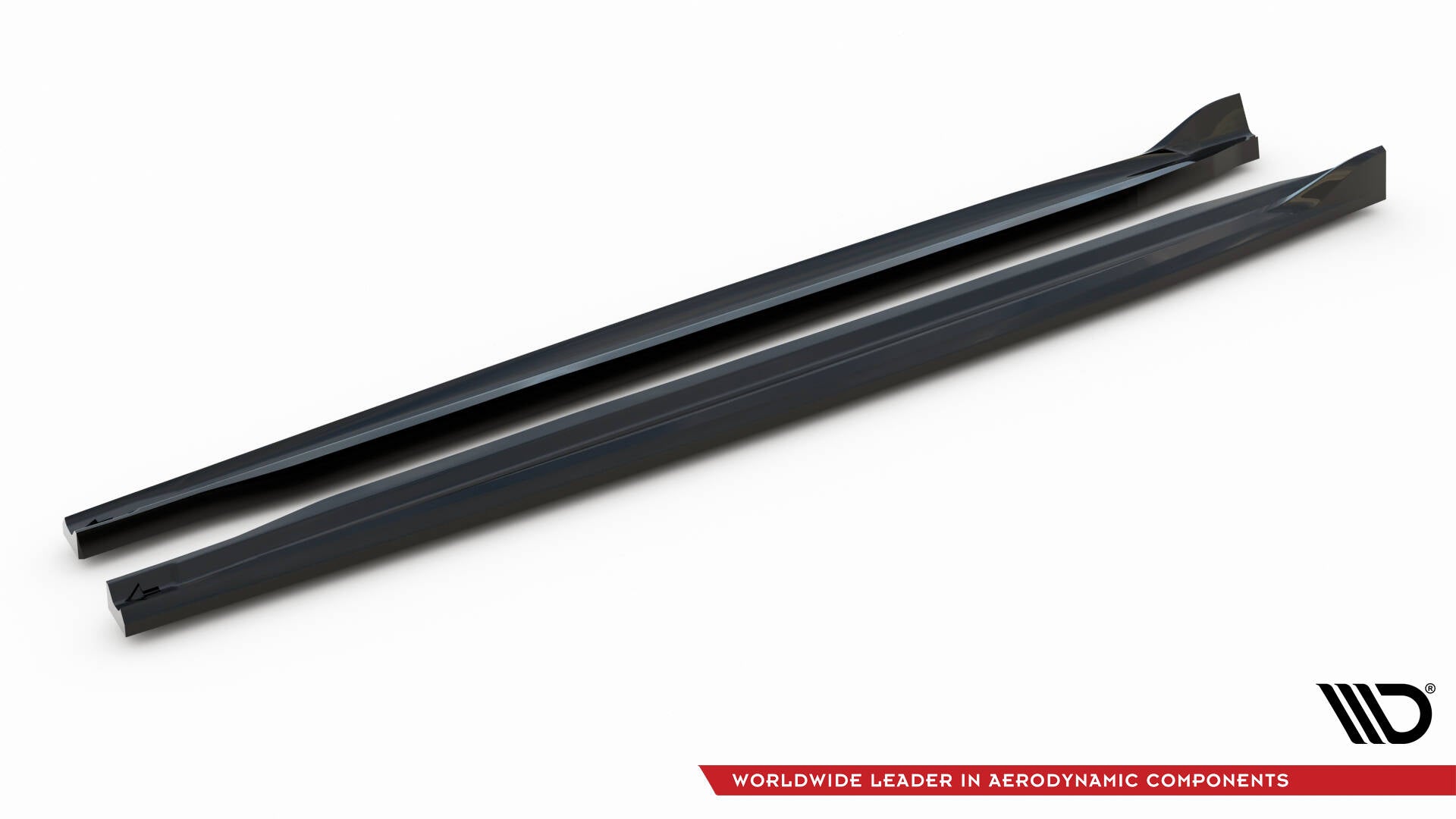 Maxton Seitenschweller Ansatz für Alfa Romeo Stelvio Quadrifoglio Mk1 schwarz Hochglanz