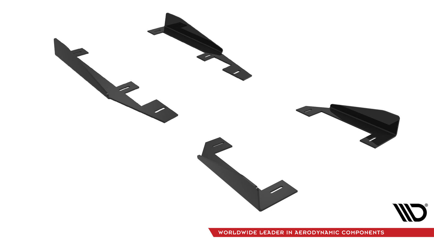 Maxton Side Flaps BMW 2 Coupe G42 schwarz Hochglanz