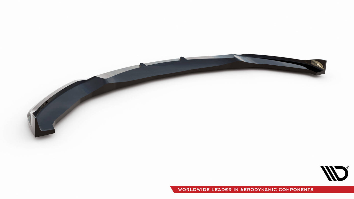 Maxton Front Ansatz V.6 für BMW 4er Coupe / Gran Coupe / Cabrio M-Paket F32 / F36 / F33 schwarz Hochglanz