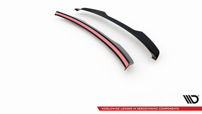 Maxton Spoiler CAP für Audi RS6 Avant C6 schwarz Hochglanz