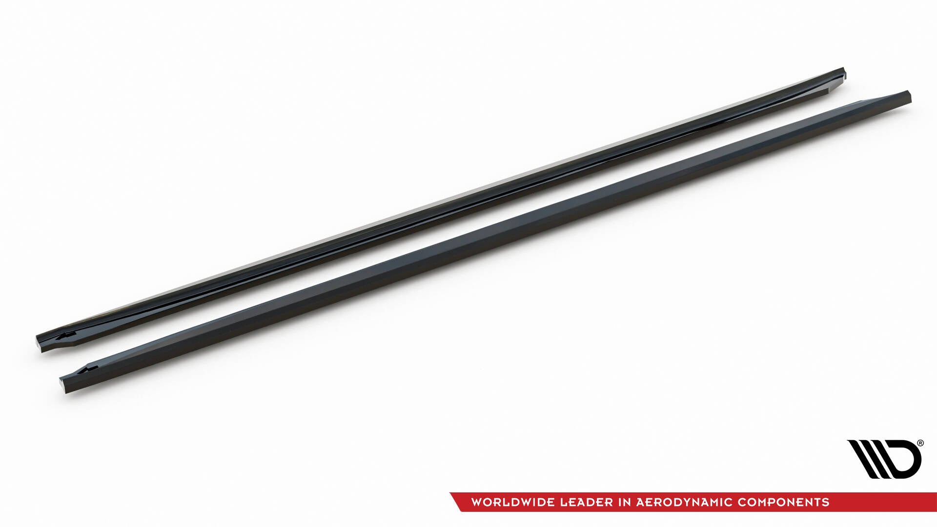 Maxton Seitenschweller Ansatz für BMW 5er G30 / G31 Facelift schwarz Hochglanz