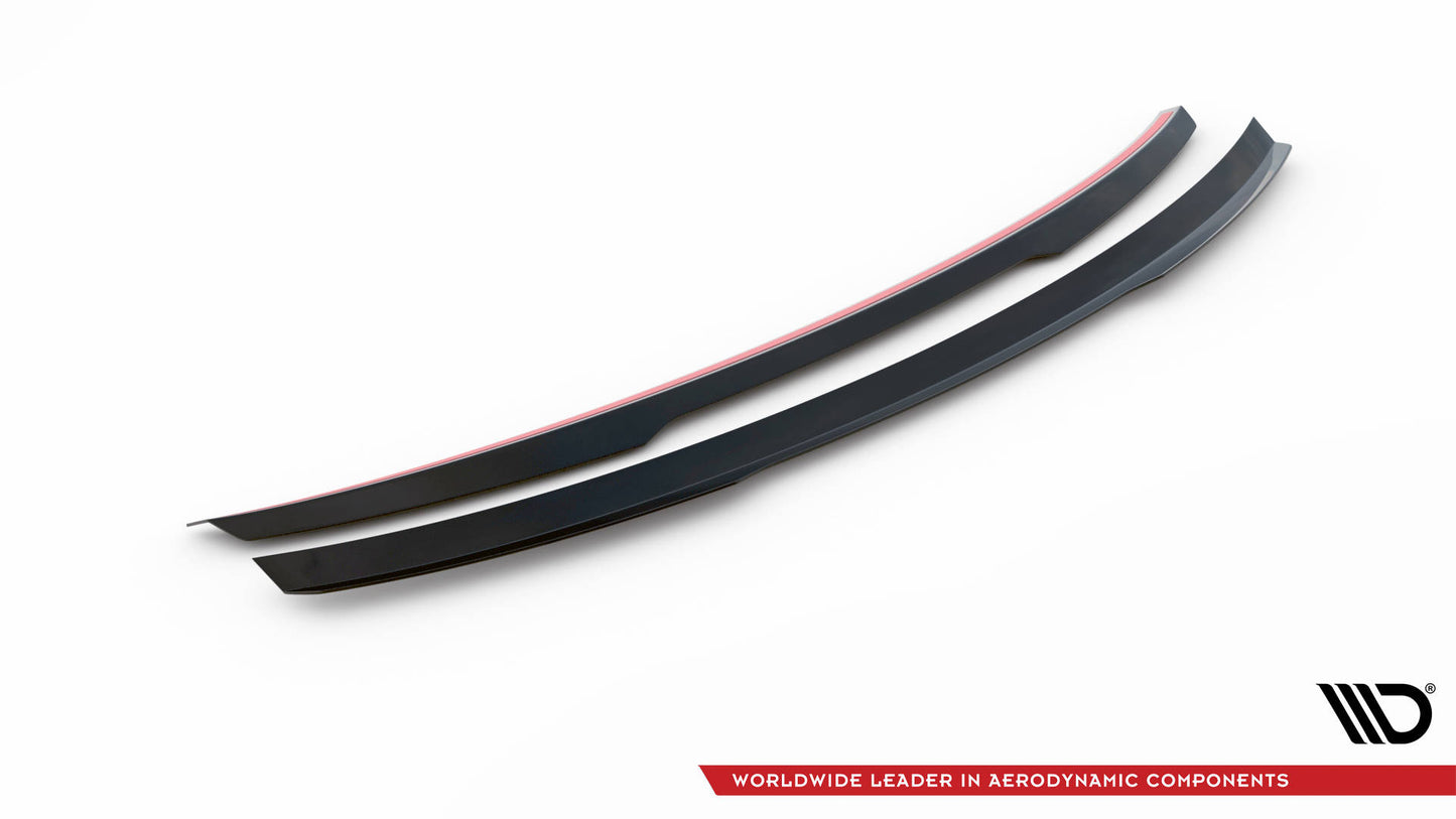Maxton Spoiler CAP für Audi S8 / A8 / A8 S-Line D5 schwarz Hochglanz