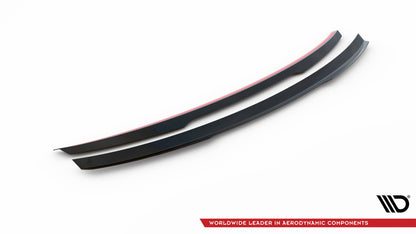 Maxton Spoiler CAP für Audi S8 / A8 / A8 S-Line D5 schwarz Hochglanz