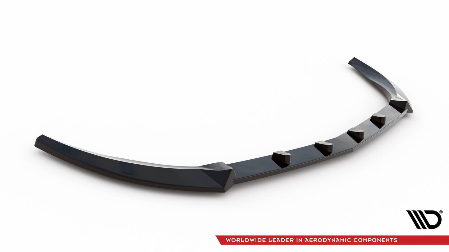 Maxton Front Ansatz für Mercedes-Benz B W246 schwarz Hochglanz